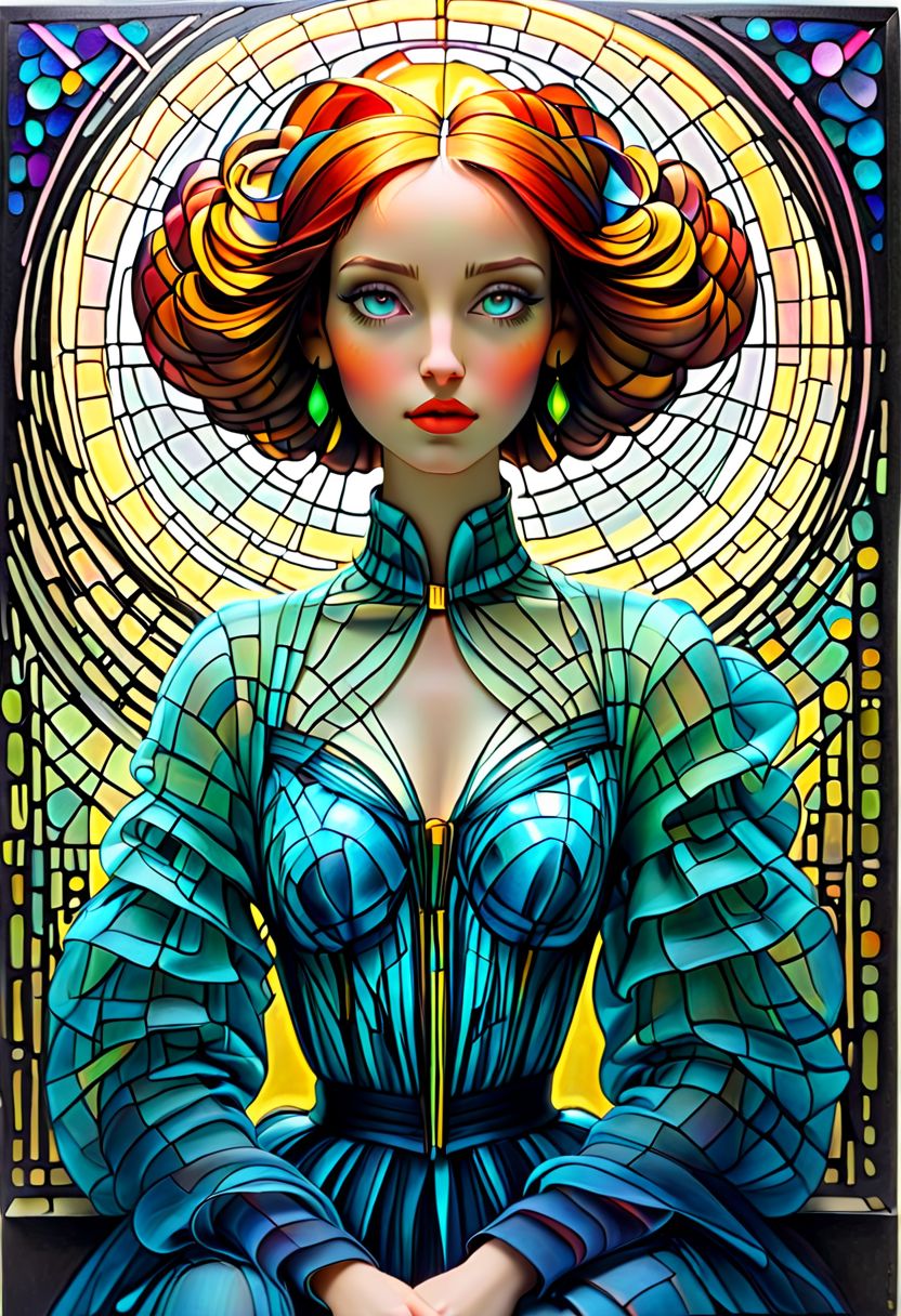 artshmll, pencil contour drawing, artfshnshtr, artxldnc
a painting with an arrangement of colorful pieces of paper, in the style of neon grids, technological art, henri le sidaner, black paintings, anna dittmann, fused glass art, repetition of form