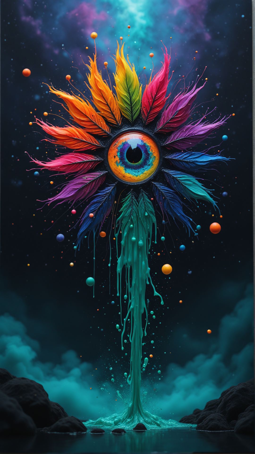 envision an oil painting that captures the eye of a dreamer, where the colors transcend reality, incorporate surrealistic elements with a vibrant color palette of dream-like pastels, intermingling soft lavenders, pinks, and mint purple, painting textured, with a sense of fluid motion in the colors, as if the subject's vision is melting into a dreamscape 
, aidmafluxpro1.1 <lora:aidmaFLuxPro1.1_v0.3_IL:0.7>
