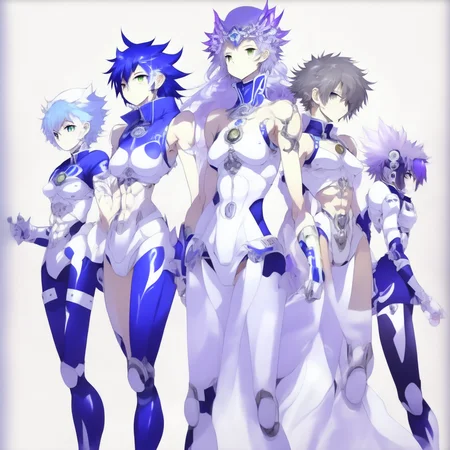 anime Meeting of the Machine kings with the Supreme Energy Adonis (EnergyAdonis style:1) <lora:djzEnergyAdonis:0.8)