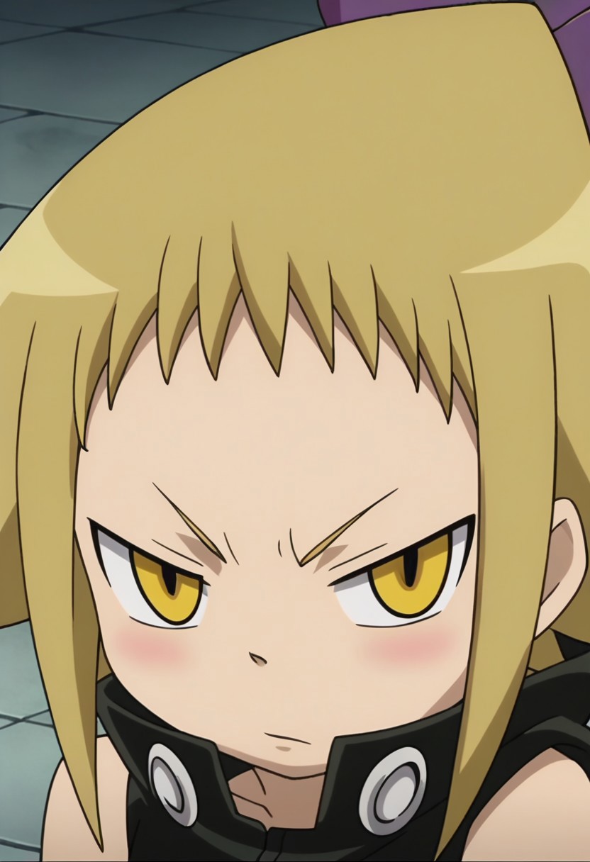 , 1girl, MiniMedusa, yellow eyes,1girl,Solo ,,official anime art,  ,,,,,, anime coloring, anime screencap, 1girl,Solo ,, anime,official art,Uncensored ,,,,,,