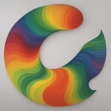 curve color surface Le Parc a painting of a rainbow swirl on a white background abstraccion geometrica <lora:LeParc_AI_LoRA_XL_v2.1:1>