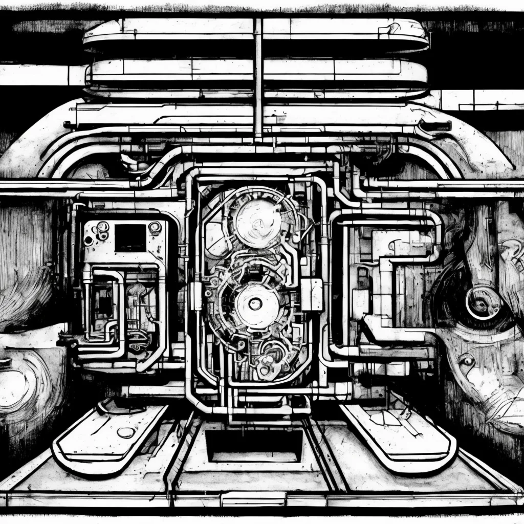 black and white, photorealistic intricately detailed comic book art by award winning line artist, of a steampunk scientist stepping stepping through a magical portal, black and white ink, epic cinematography