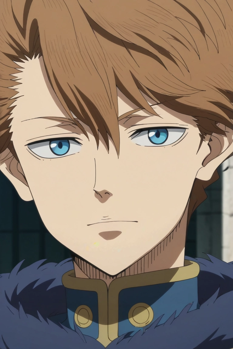 score_9, score_8_up, score_7_up, source_anime, rating_safe, , anime screencap, , , , depth of field, 1boy, solo, male focus, <lora:langris_vaude_pony:0.88>, langris_vaude, brown hair, blue eyes, short hair, hair between eyes, , , <lora:sdxl_lightning_8step_lora:1>