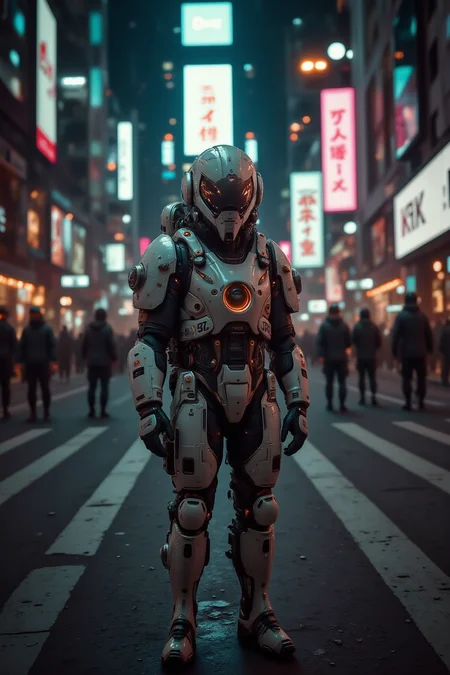 YFG-Sm0rg, YFG-Zaat, A person standing on a city street at night