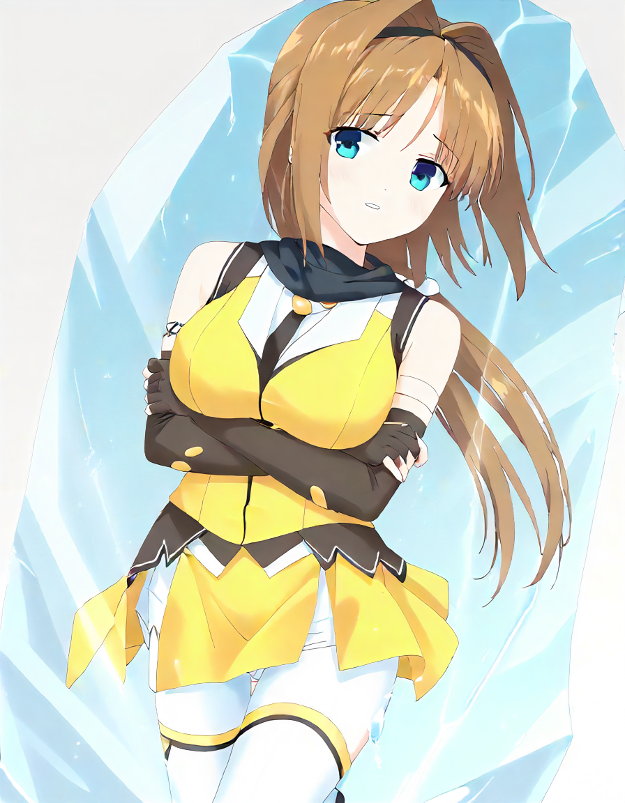 <lora:frozen_XL_pony_v1:1.5>frozen, 1girl, ice,transparent,  <lora:takamori_haruka_XL_pony_v1:0.8> takamori haruka, BREAK score_9, score_8_up, score_7_up, BREAK source_anime, rating_explicit, best quality, masterpiece, uncensored,<lora:sdxl_lightning_4step_lora:1>(clear eyes:1.2),clear art,zPDXLpg