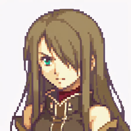 score_9, score_8_up, score_7_up, source_anime BREAK 1girl, solo,
<lora:zs_FEGBAPortraitsXL:1> fegbaportraits, portrait, white background,
<lora:teargrants-pdxl-nvwls-v1:1> tgrants, brown hair, hair over one eye, brown dress, bare shoulders, detached sleeves,
