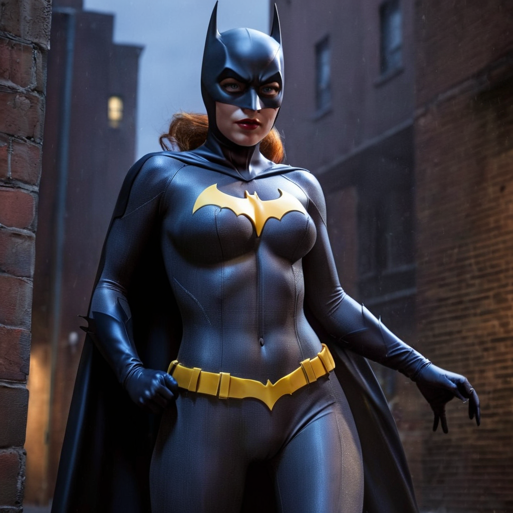 Hyperrealistic art of  <lora:Anime_Batgirl:1>
Batgirl a naked breasts comic book woman in a naked underwear In dark alley
 <lora:nsfw-xl-2.0:1>, Extremely high-resolution details, photographic, realism pushed to extreme, fine texture, incredibly lifelike