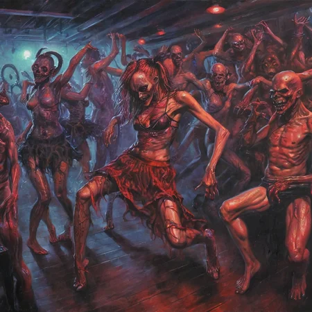 Realistic detailed Painting of creepy dancers in demonic techno rave club
<lora:EdobHell2_XL_v1.0:0.5>