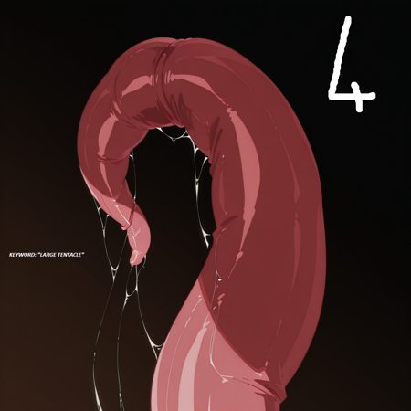 HDA_MasterpieceXL_v1.2, simple background, <lora:Tentacles_-_Inma_Seiden_Style_Illustrious:1>, large tentacle, solo, no humans,