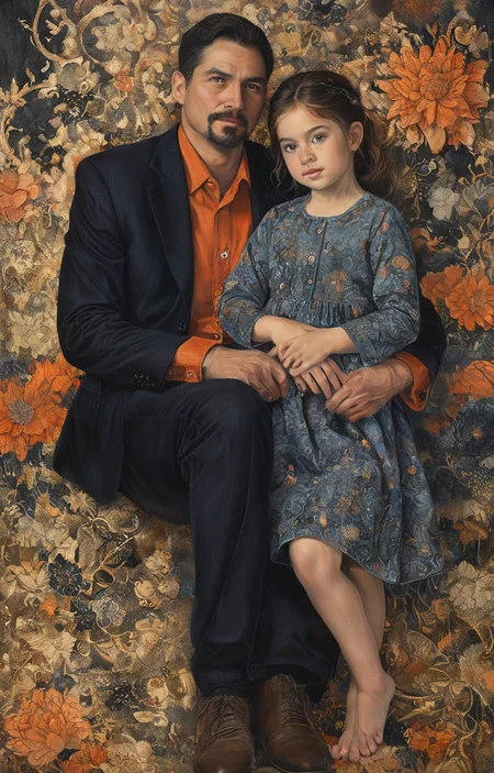 masterpiece,best quality,<lora:tbh36-sdxl:0.9>,illustration, portrait of family
