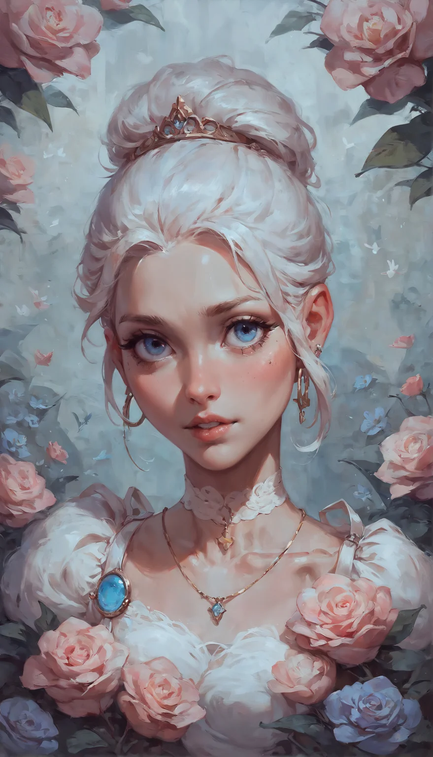 score_9, score_8_up, score_7_up, girl, closeup, white and blue <lora:Styles\Twilight Style.safetensors:0.8> <lora:Styles\Smooth Style 2.safetensors:0.25>