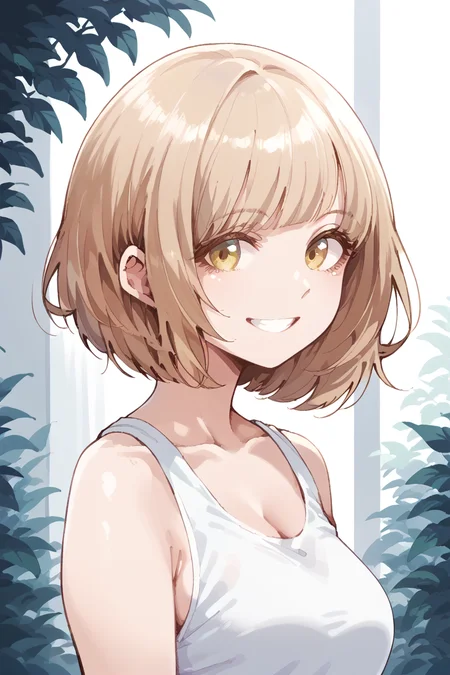 score_9, score_8_up, score_7_up, score_6_up, 
 <lora:Hagi-gihaV2:1> hagi, 1girl, smile, pretty, portrait, bob cut, casual clothes,