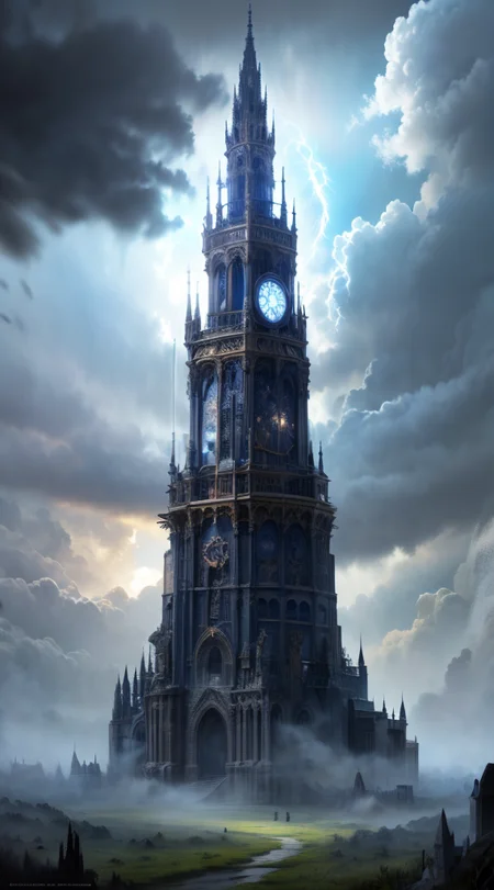 Masterwork Painting, Magnum Opus,
HDR photo of
Dreamscape,
ethereal fantasy concept art of
<lora:Wizard_Tower-10:0.75> witow, castle, cloud, cloudy sky, grass, no humans, scenery, sky, tower, tree,
<lora:locon_conceptlightning_v1_from_v1_64_32:1> lghtnngprsn, lightning, storm,
. magnificent, celestial, ethereal, painterly, epic, majestic, magical, fantasy art, cover art, dreamy,
. Surreal, ethereal, dreamy, mysterious, fantasy, highly detailed,
. High dynamic range, vivid, rich details, clear shadows and highlights, realistic, intense, enhanced contrast, highly detailed,
highres, 8k, uhd, High Dynamic Range, tonemapping, crisp details, intricate details, fine details