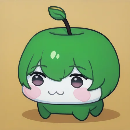 score_9, score_8_up, 1girl, solo, <lora:NSJunimoStardew:1> NSJunimoStardew, green skin, blush stickers, no mouth, solid circle eyes, black eyes, sprout on head, creature, no humans, full body, <lora:Doro_X_PDXL_V1:1> doro, creature, :3, chibi, white skin, no humans, four legs, solid circle eyes, no pupils