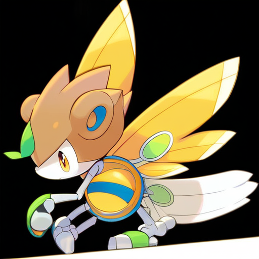 <lora:pokemon_pony_xl:0.5>, Type: Ice, Type: Ghost Egg Group: Water 2 The monster's joints are encased in yellow (orange:0.8) bony protrusions that provide protection and enhance its physical attacks,The monster's snout is elongated and flexible, capable of probing tight spaces for food,The Pokémon has elongated, Brown ears that can detect sounds from miles away,Each of its feathers is edged with a Gold line that vibrates to produce sounds akin to musical instruments,The animal's yawns release Green spores that induce vivid dreams in those who inhale them., score_9, score_8_up, score_7_up, score_6_up, score_5_up, score_4_up.  Simple black background, (Masterpiece:1.3) (best quality:1.2) (high quality:1.1)