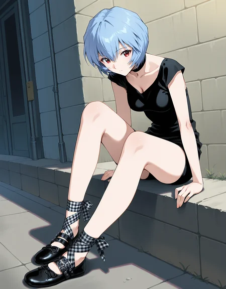 masterpiece,best quality,very aesthetic,huge filesize,zPDXL,anime coloring,(realistic:0.8),
skinny,1girl,flat_shoes,ribbon leg,office,skindentation,(metalinu:1.2),ribbon,ankle ribbon,(ballet slippers:0.7),plaid ribbon,black ribbon,ayanami rei,<lora:Lace-up Balletshoes:0.9>,fashion,dynamic_angle,outdoor,street,capri pants,sitting,