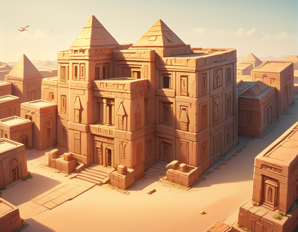 score_9, score_8_up, score_7_up, <lora:EgyptianWorldPony:1>, egyptianworld, town with buildings and towers,
