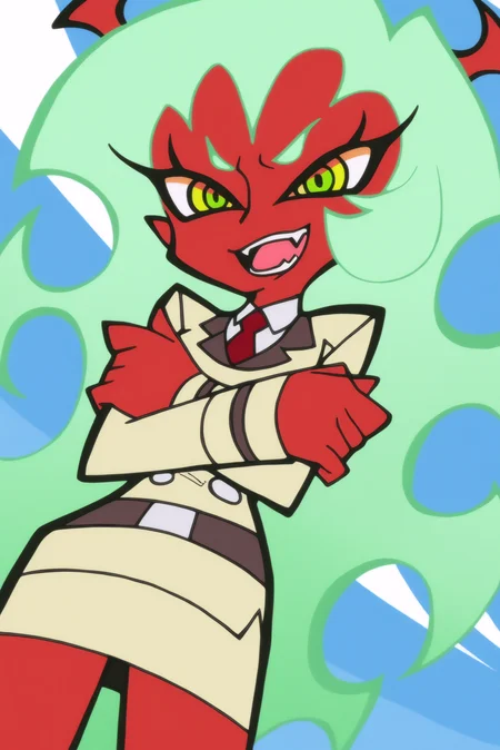 masterpiece, scanty daemon, <lora:panSto-multicharacter-Illustrious-XL:0.8>