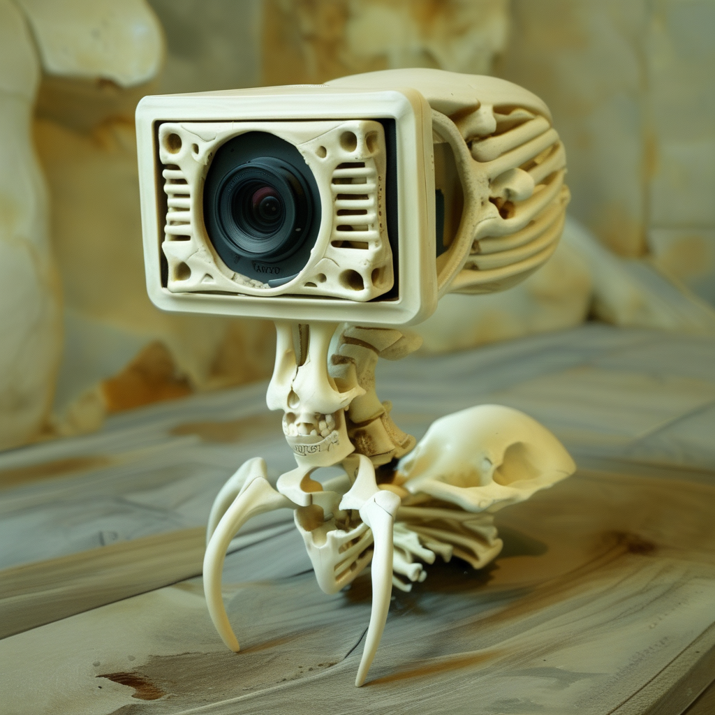 bonex bone camera<lora:bonex:1>