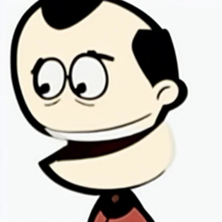 score_9, score_8_up, score_7_up, score_6_up, score_5_up, score_4_up, source_cartoon BREAK bob oblong, 1boy, shirt, white shirt, pocket, tie, black tie, brown pantlet, amputee, quadruple amputee, black hair, balding hair, laughing, closed eyes, open mouth, teeth, tongue, belt, black belt, cel shading, couch, red couch, on couch BREAK best quality, 4k, 8k, 10k, 32k, UHD, uploaded on DeviantArt