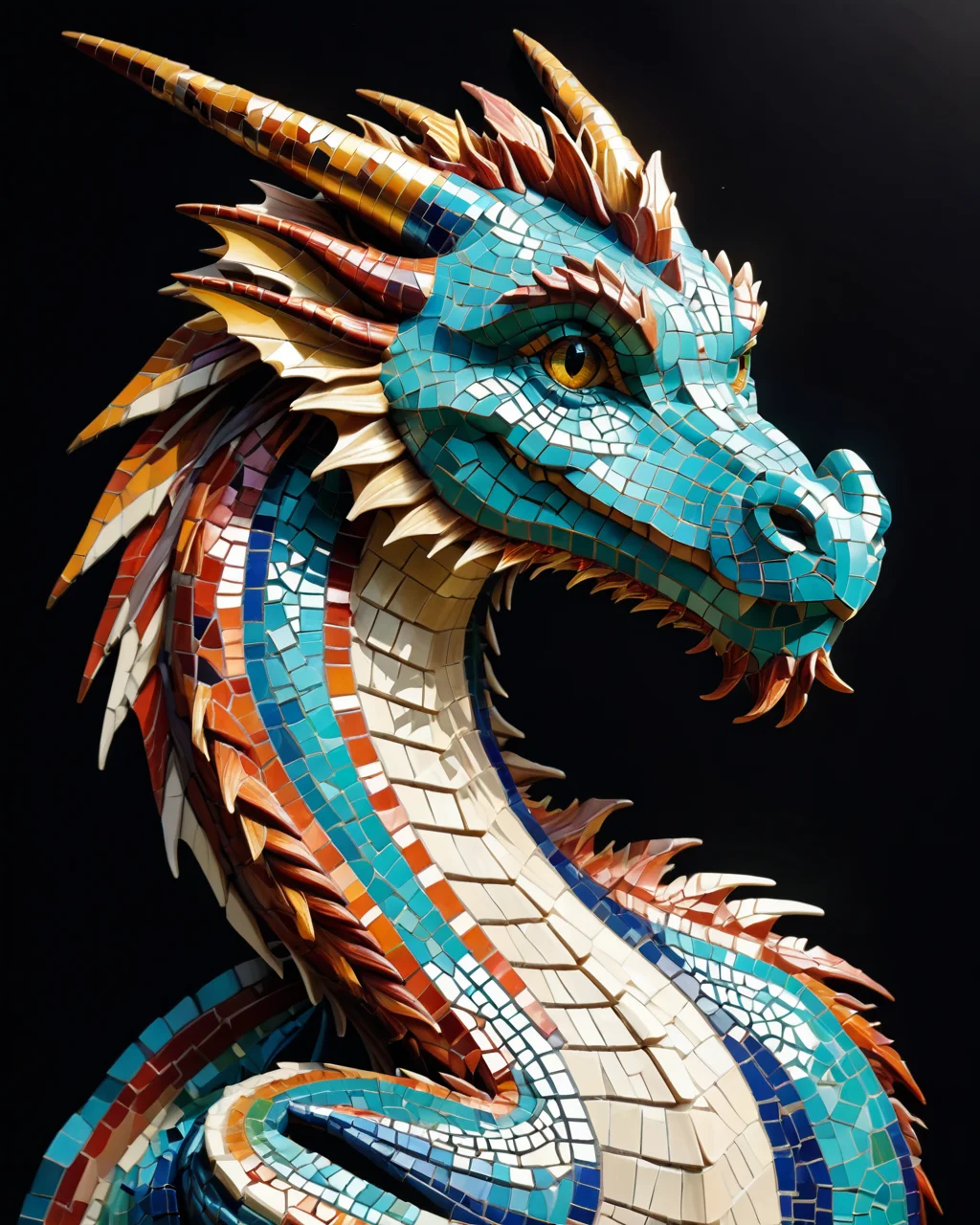 score_9, score_8_up, score_7_up, intricate details, rating_safe,
<lora:MosaicStyle:1>,
1boy(Mosaic, made from colored stone pieces,
dragon,
full body, looking at the viewer, solo, smiling), black background,
<lora:ral-chrosc-clr:0.3>, ral-chrosc-clr,
<lora:xl_more_art-full_v1:0.3>,
<lora:add-detail-xl:0.3>