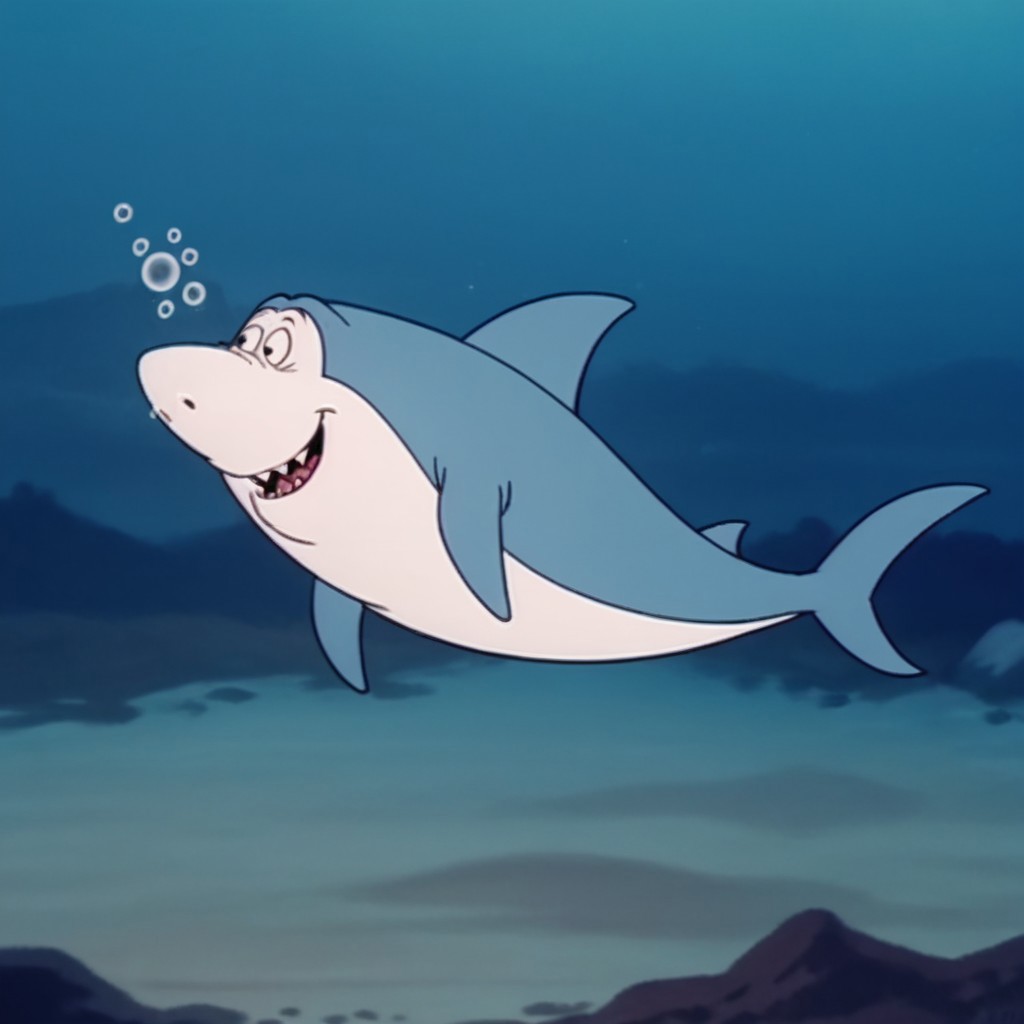 score_9, score_8_up, score_7_up, score_6_up, score_5_up, score_4_up, source_furry, jabberjawHB, feral, male, shark, blue skin, underwater, swimming, bubbles