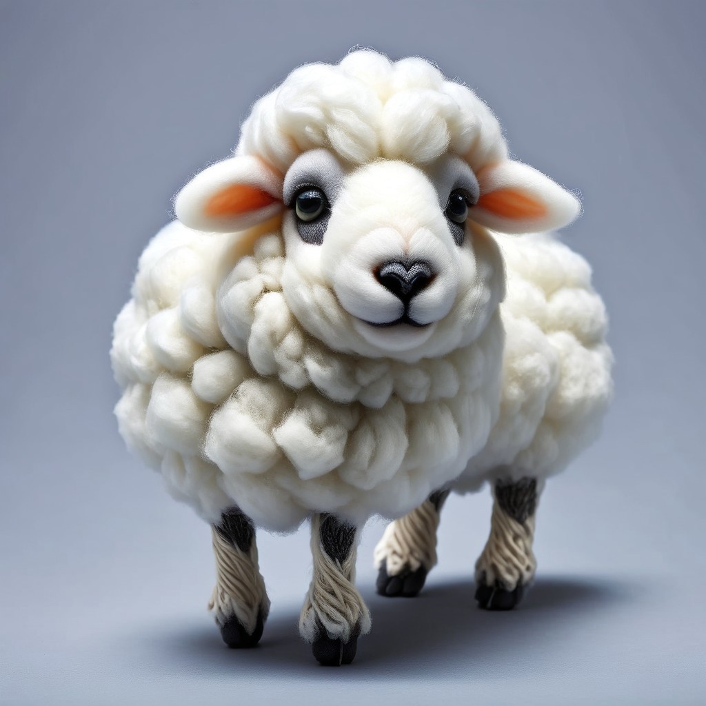 made of cotton, detailed sheep,