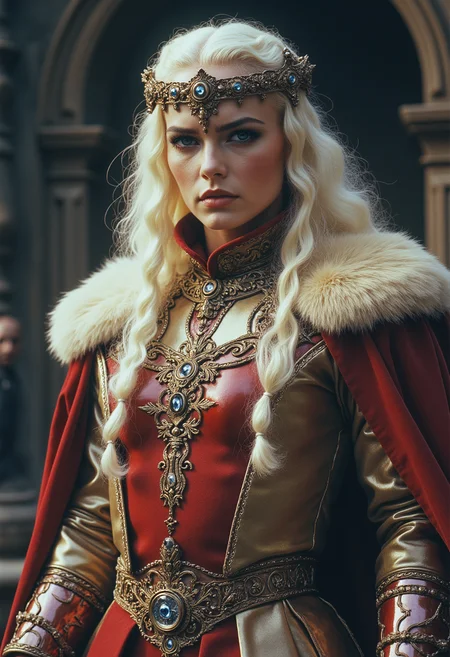 ArsMovieStill, 80s Fantasy Movie Still,
A masterpiece of (king) style created by the collaboration of Hajime Sorayama and Edmund Dulac.,HD32K,hyperdetailed,best quality,