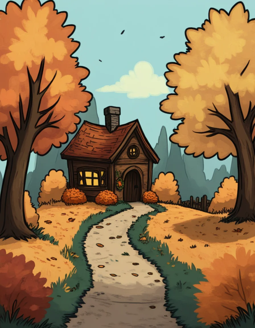 novuschroma style landscape in autumn <lora:105_novuschroma_1:1>