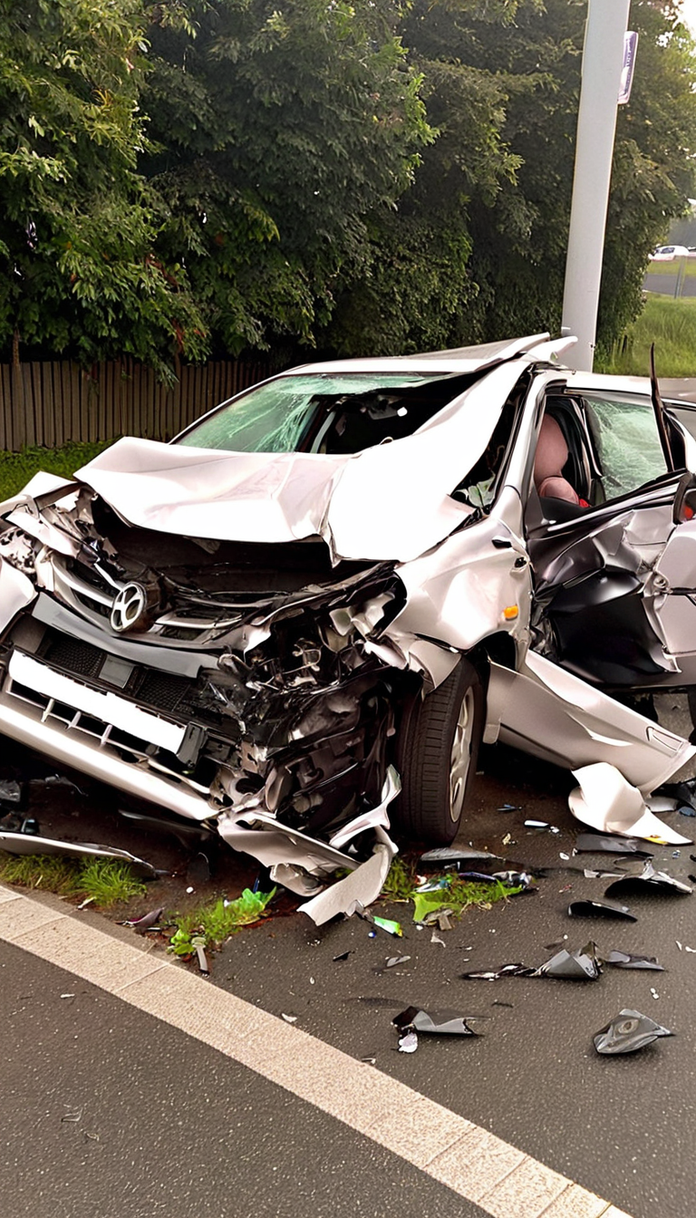 DTP, Car crash, <lora:DTP_2_:0.8>