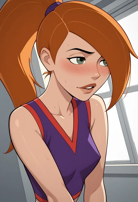 score_9, score_8_up, score_7_up, score_6_up, score_5_up, score_4_up,
(1girls, kim),
(text / "BUZZ PLZ!") written on her shirt, over her breasts,
Standard cheerleading outfit,
football field,
BREAK
| BREAK (kim solo small breasts green eyes orange hair in ponytail white skin), |
BREAK
| BREAK |
BREAK
dramatic lighting, depth-of-field, dark, gloomy, at an angle, Dutch angle,
petite woman, cute, attractive,
naughty look, blushing, intricate details,
foggy, humid, sweat,
Expressiveh,