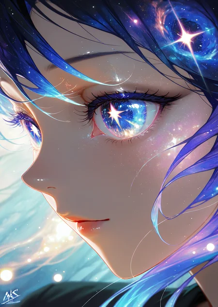 masterpiece, best quality, amazing quality, very aesthetic, absurdres, newest, (scenery, volumetric lighting),
eye_focus,
1girl, solo, close-up, cosmic anime eyes, galaxy irises, twinkling star pupils, glowing nebula reflections, deep purples and blues, ultra-detailed, soft shimmer, gradient color transition, surreal dreamy gaze, hyper-realistic lighting, long delicate eyelashes, ethereal glow, soft bokeh background, floating sparkles, celestial magic, fantasy aesthetic, anime digital painting, soft brush textures, ultra-high resolution
,masterpiece, best quality, amazing quality, very aesthetic, absurdres, newest, (scenery, volumetric lighting),
, <lora:eye_focus_illus:1>,