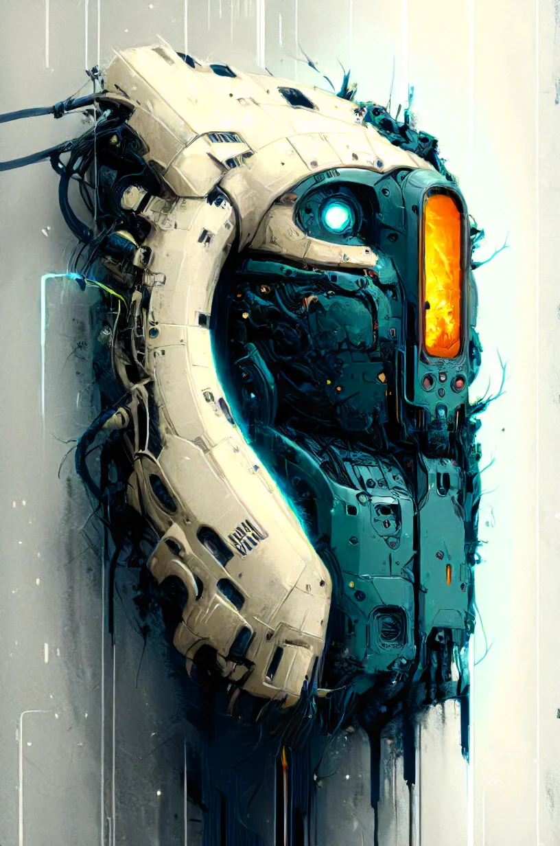 no time to explain, 8k, war zone, damage, melancholic, clean, minimalism, vector, glowing neon, <lora:artfullyCHEERUP_SDXL_V1:0.8>, <lora:Neon_Cyberpunk_Impressionism_SDXL:0.8>, <lora:artfullyECHELIER_SDXL_V1:0.8>, <lora:Paul_Chadeisson:0.8>, <lora:- SDXL - hevy_armored_mechvari_V1.5:1>