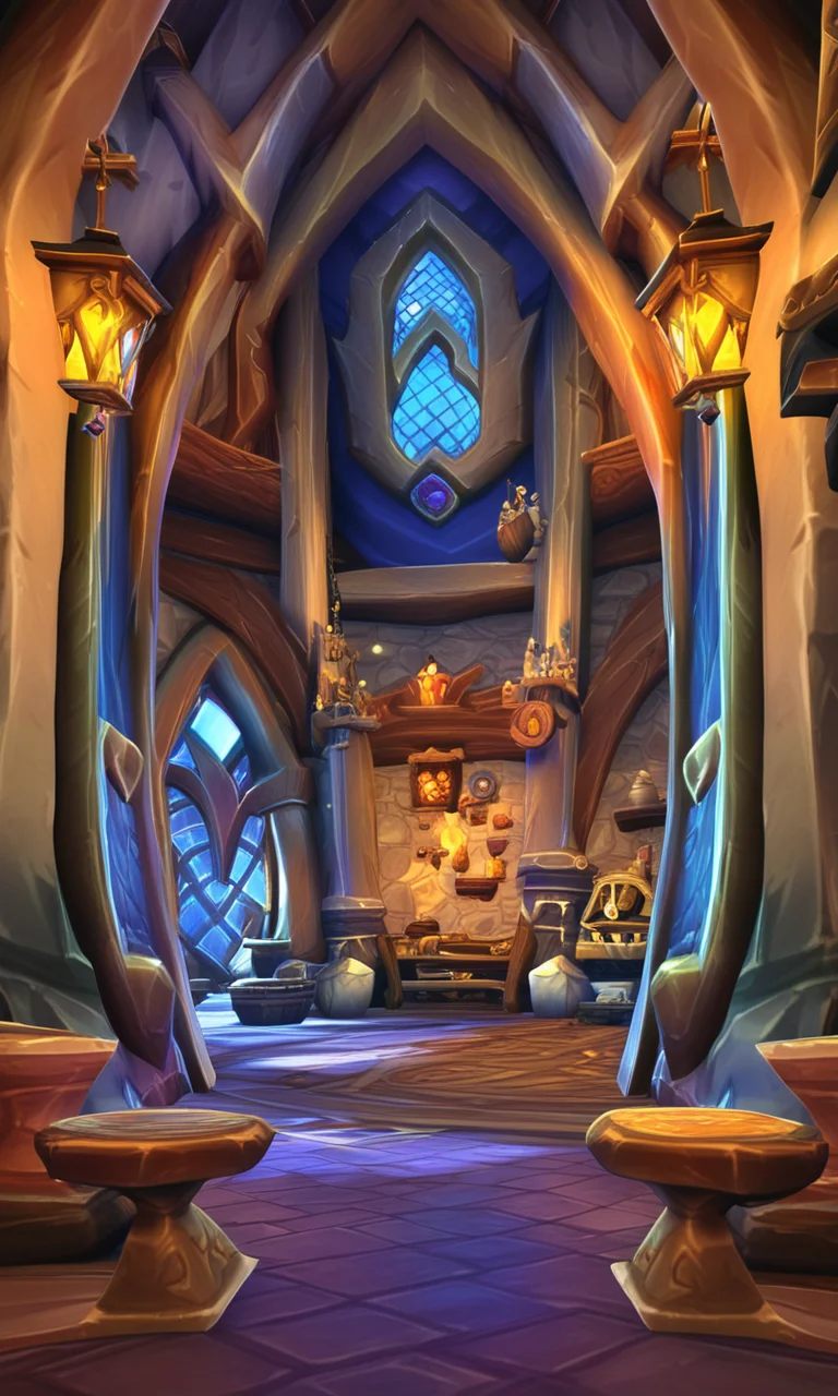score_9, score_8_up, score_7_up, rating_safe BREAK, world of warcraft, cozy tavern interior, warcraftstyle, scenery, <lora:WarcraftStyle_v2-000004:0.75>