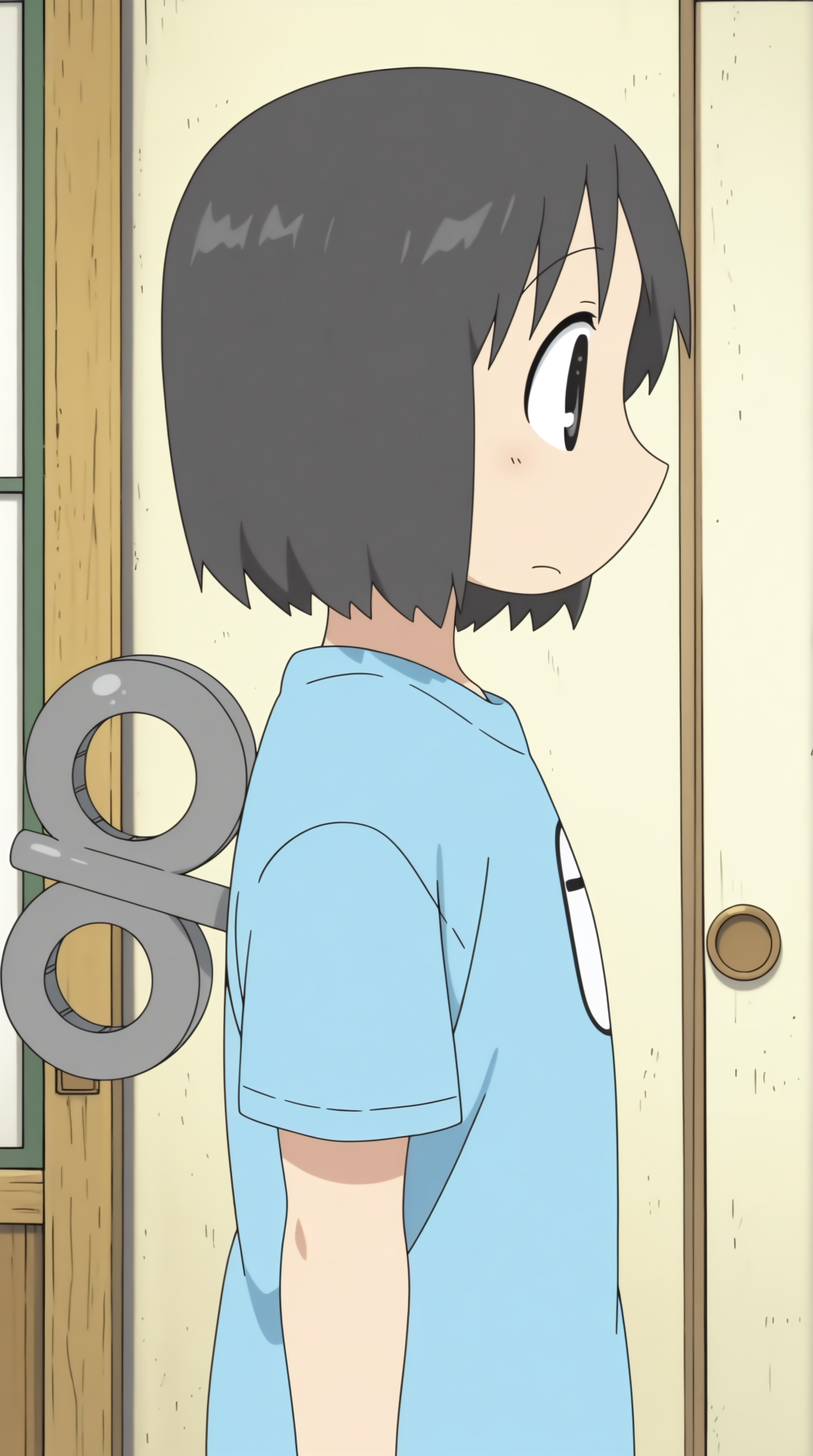 shinonome nano, winding_key, anime coloring <lora:Nichijou-shinonome_nano-illu:0.8>