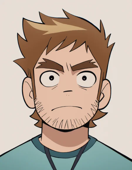 zPDXL, score_9, score_8_up, score_7_up, source_anime,
stephen, short hair, brown hair, facial hair, beard stubble, thick eyebrows , <lora:ScottP-v2-3:0.8> scttp