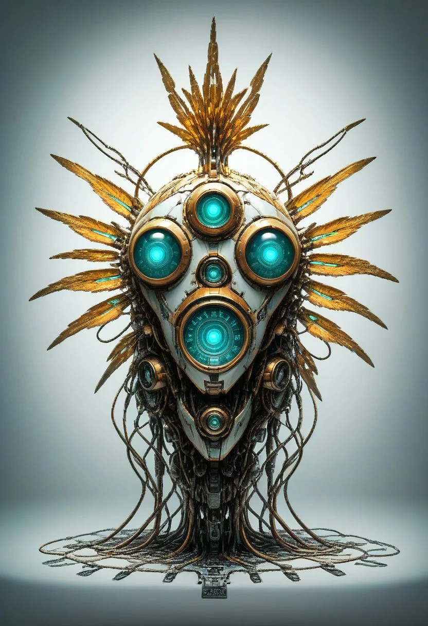 robot chicken, sci-fi, sharp focus, studio photo, intricate details, highly detailed, intricate artwork, masterpiece, ominous, movie poster, golden ratio, trending on cgsociety, trending on artstation, highly detailed, vibrant, studio lighting, ultra realistic, bokeh, sharp features, evi@decrepPunk,
