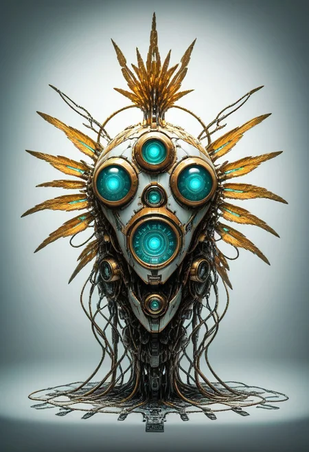 robot chicken, sci-fi, sharp focus, studio photo, intricate details, highly detailed, intricate artwork, masterpiece, ominous, movie poster, golden ratio, trending on cgsociety, trending on artstation, highly detailed, vibrant, studio lighting, ultra realistic, bokeh, sharp features, evi@decrepPunk,