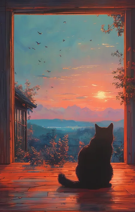 masterpiece,best quality,<lora:tbh326-sdxl:0.9>,illustration,style of Alena Aenami animals