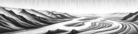 Create a highly detailed,technical drawing of the Yellow river of China,emphasizing precision and complexity in its design,The view should be panoramic,with focus on structural details and textural elements,similar to a technical schematic or a data visualization diagram,masterpiece,high quality,bigc,digital engraving,crazy detail,8k,(cash green),Diagonal lines are highlighted throughout the picture,<lora:aki-000004:1>,