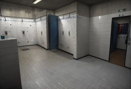 ,ruanyi0989,indoors,tile floor,showering,<lora:0989 Gym shower room_v1_pony:1>, score_9, score_8_up, score_7_up, score_6_up, score_9, score_8_up, score_7_up, score_6_up source_anime, blush, 1girl, seduce smile, perfect body , natural huge breasts