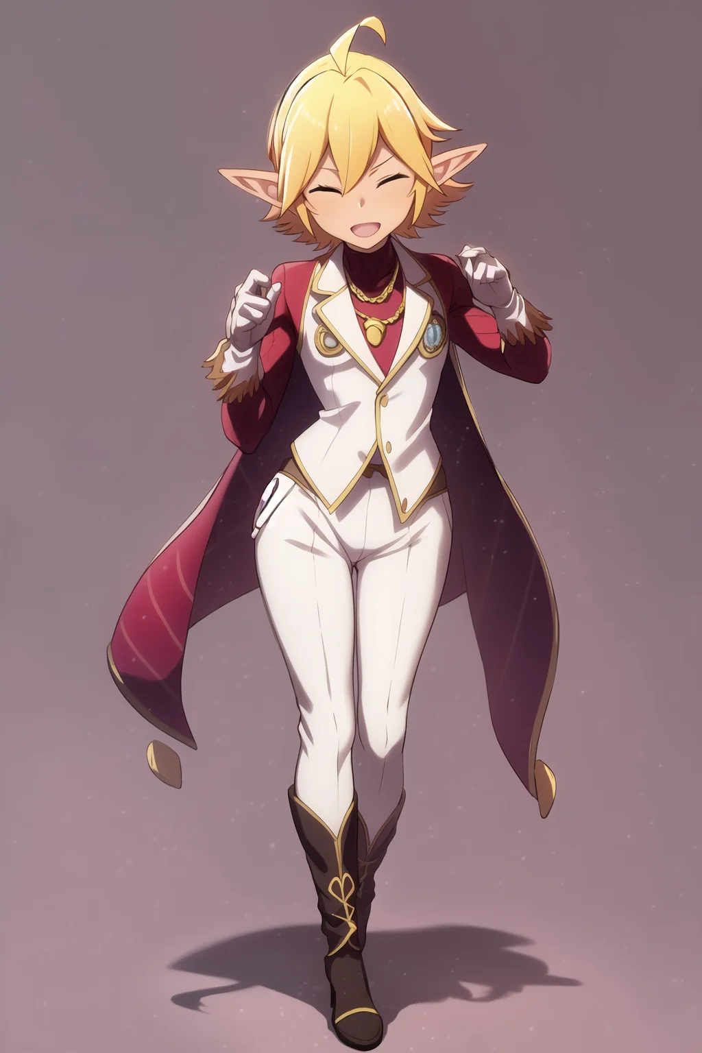 full body, suit, (Aura Bella Fiora), <lora:Aura and Mare:0.8>, masterpiece, best quality, ultra-detailed