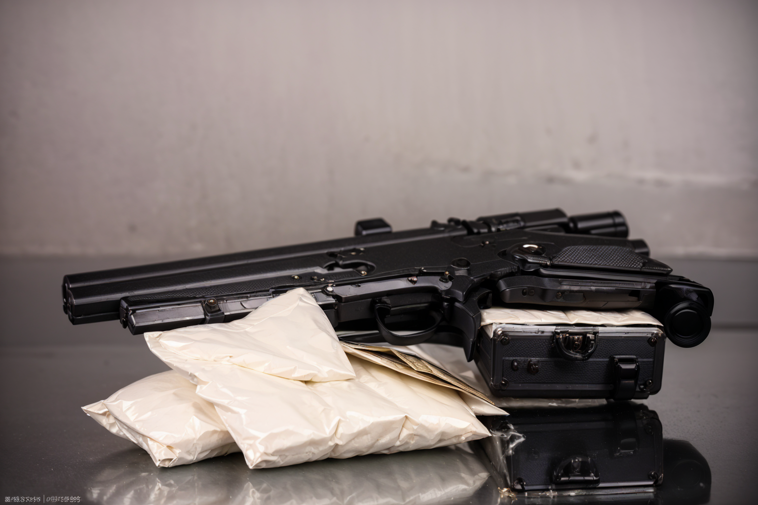 (masterpiece, best quality:1.2), ultra-detailed, suitcase money gun EdobDrugs, (realistic:1.5), <lora:EdobDrugs_v1.0:0.8>