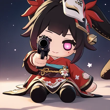 score_9, score_8_up, score_7_up, score_6_up, score_5_up, source_anime,
<lora:sparkle.pony.v2:1>, hisparkle, (spdoll:1.2), sitting,
<lora:aim-gun-xl-pony-v3-000016:1.1>, (holding gun:1.2), (gun:1.2), aiming, aiming at viewer, dotted lines, looking at viewer,