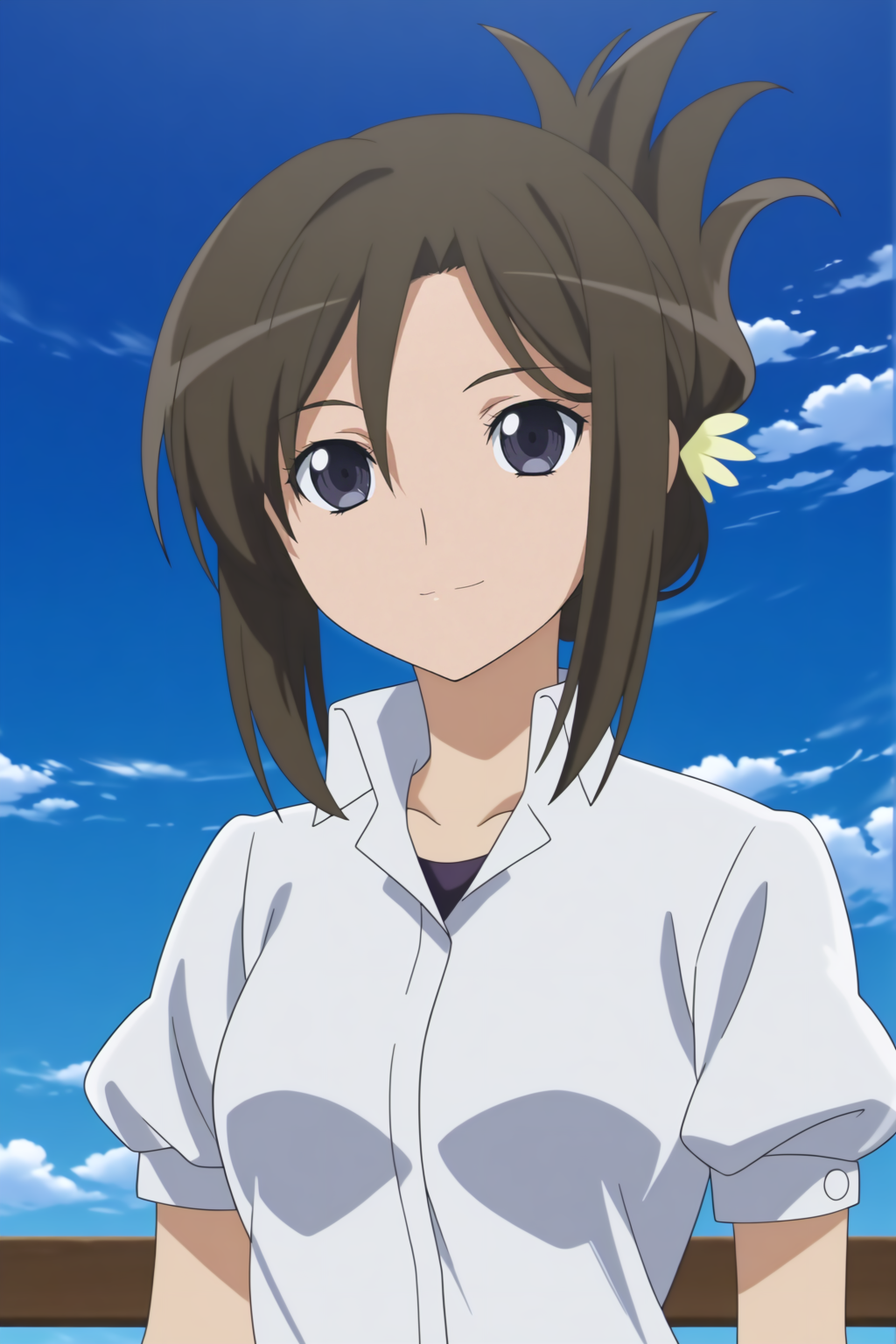 Yoriko Yasaka <lora:Haiyore_Nyaruko-san-illust:0.8>