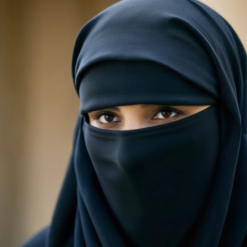 cinematic film still of <lora:burqa:1>
a woman in a black burqa covering her face burqa style, shallow depth of field, vignette, highly detailed, high budget, bokeh, cinemascope, moody, epic, gorgeous, film grain, grainy