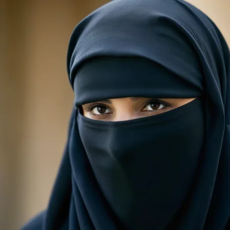 cinematic film still of <lora:burqa:1>
a woman in a black burqa covering her face burqa style, shallow depth of field, vignette, highly detailed, high budget, bokeh, cinemascope, moody, epic, gorgeous, film grain, grainy