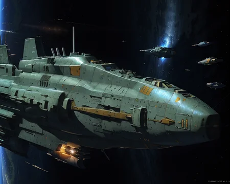 best quality,masterpiece,highly detailed,ultra-detailed,
(logh spacecraft, space_battleship   look like submarine u2,  science fiction , scifi :1.1)   in orbit earth \(planet\), starry sky, nebula, beam,laser,glowing engin,
<lora:LOGH:0.6>