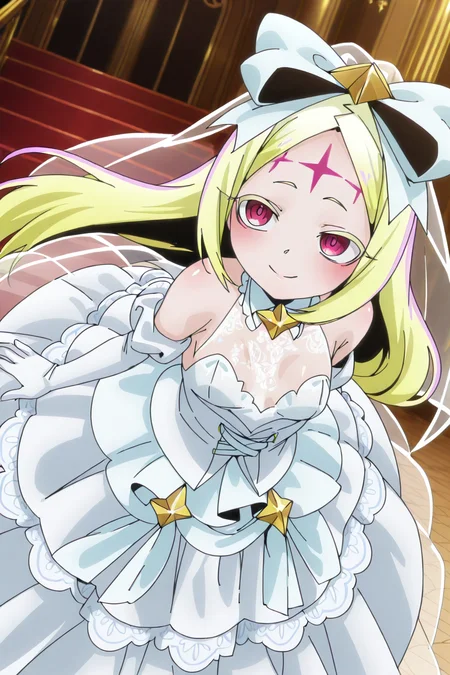 shiny skin, posing,
<lora:mahoako.il:1>,
mahoako,
neroalice,
(alternative costume, wedding dress, frill, lace, see-through:1.5),
dynamic angle, dynamic pose, seductive smile, suggestive pose,