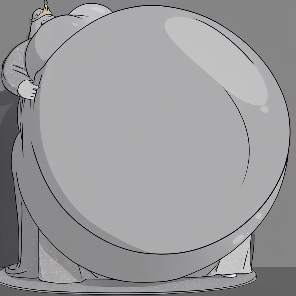 belly size bigger than main body)), (gigantic belly:2.0), goddess, Princess Bubblegum